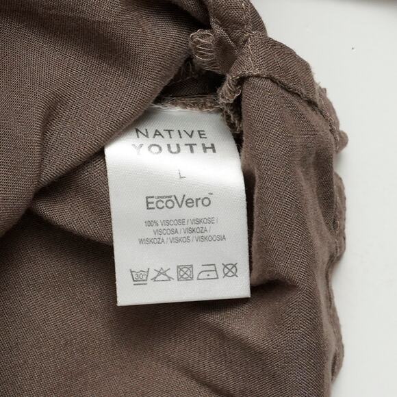 Native Youth STUBBS FLORAL EMBROIDERED ECOVERO VISCOSE SHIRT L - Picture 8 of 12